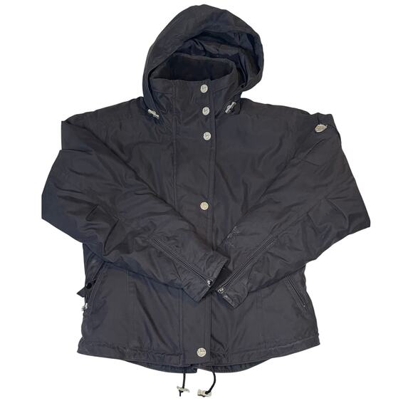 Obermeyer Northern Lights Igloo Ski Jacket Women’s 6 Black Retro Y2K Snowwear - Picture 1 of 11